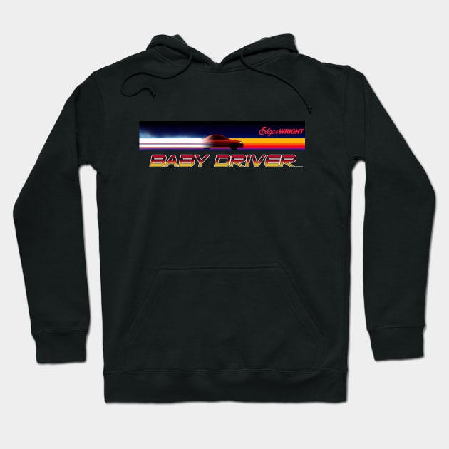 Baby Driver: Marquee B Hoodie by cabinboy100